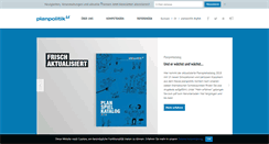 Desktop Screenshot of planpolitik.de