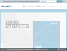 Tablet Screenshot of planpolitik.de